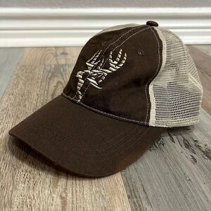 Primos Hunting Brown Khaki & Tan Mesh Baseball Cap Trucker Hat